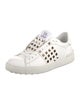 Valentino Rockstud Accents Leather Sneakers
