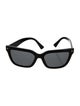 Valentino Wayfarer Tinted Sunglasses