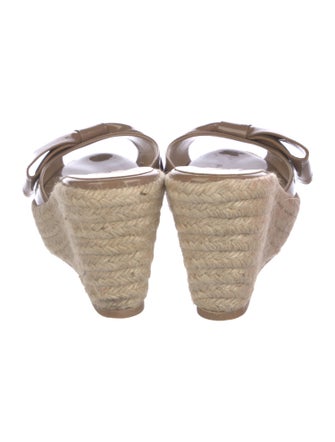 Valentino Patent Leather Colorblock Pattern Mules