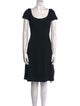 Valentino Virgin Wool Knee-Length Dress