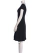 Valentino Virgin Wool Knee-Length Dress