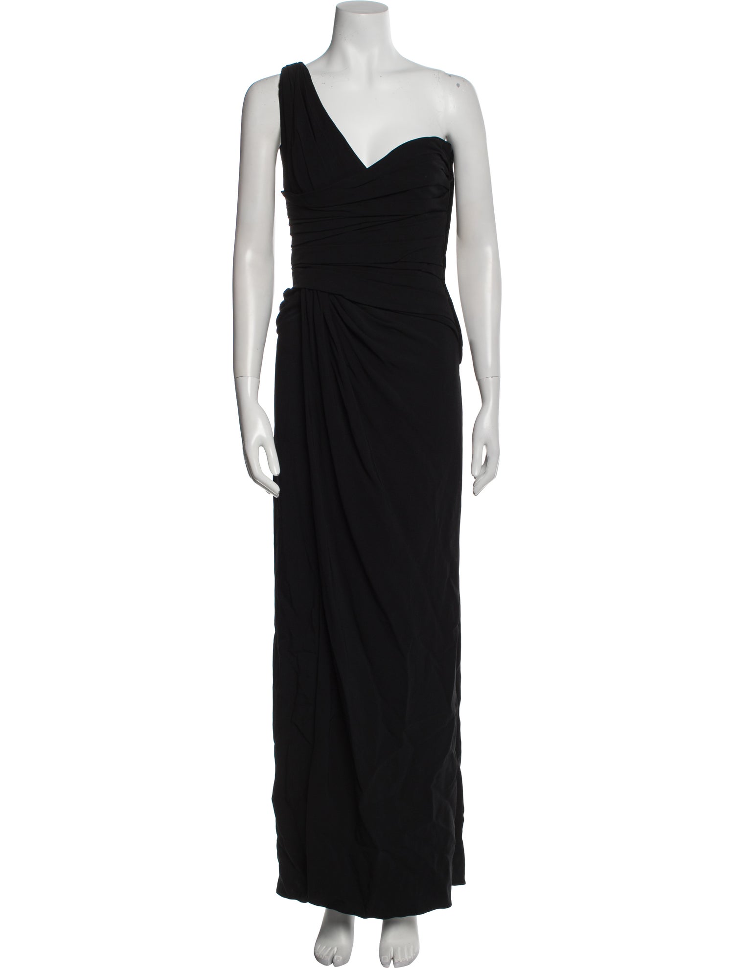 Valentino One-Shoulder Long Dress