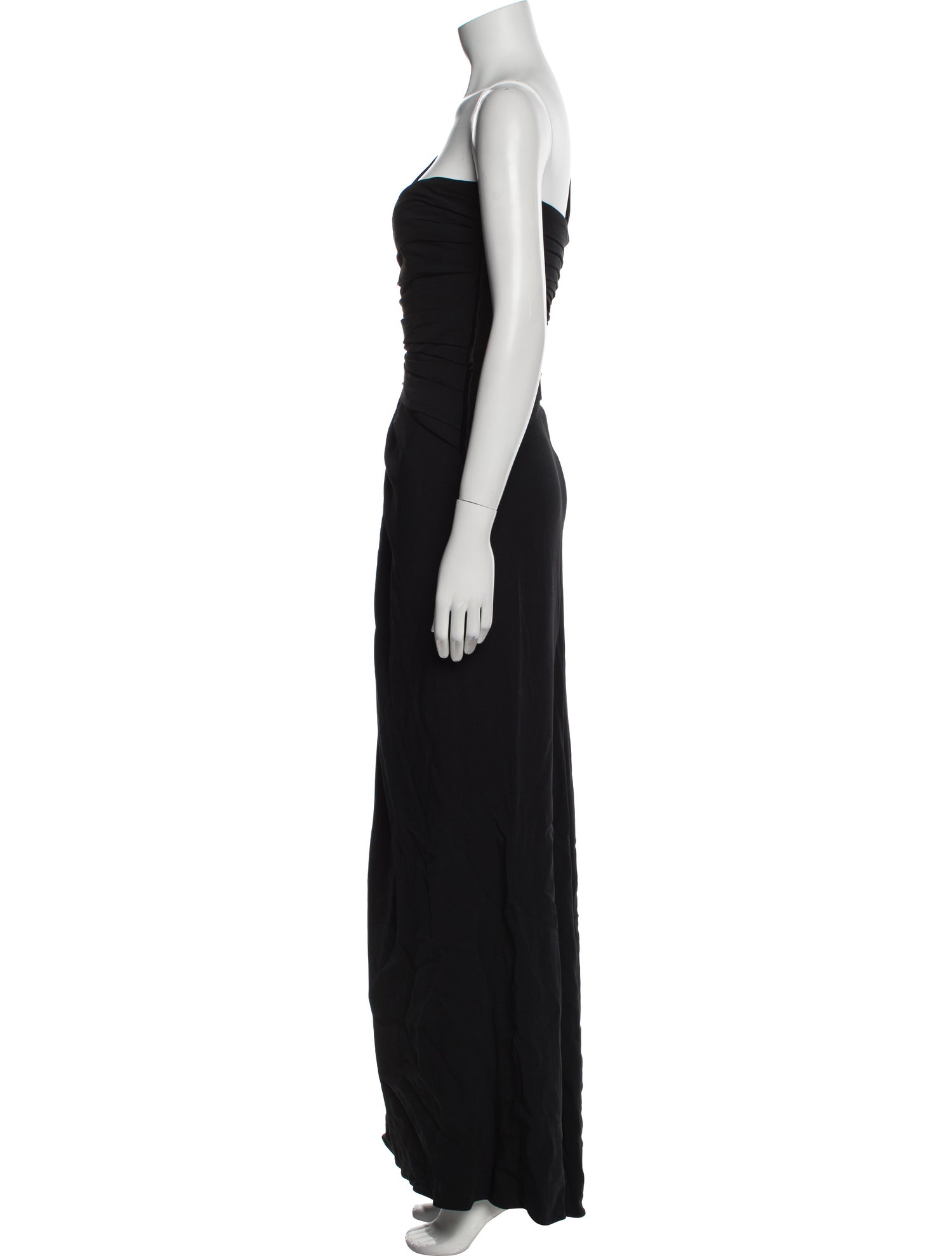 Valentino One-Shoulder Long Dress