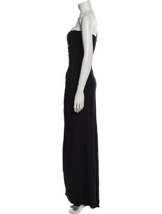 Valentino One-Shoulder Long Dress