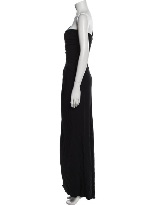Valentino One-Shoulder Long Dress