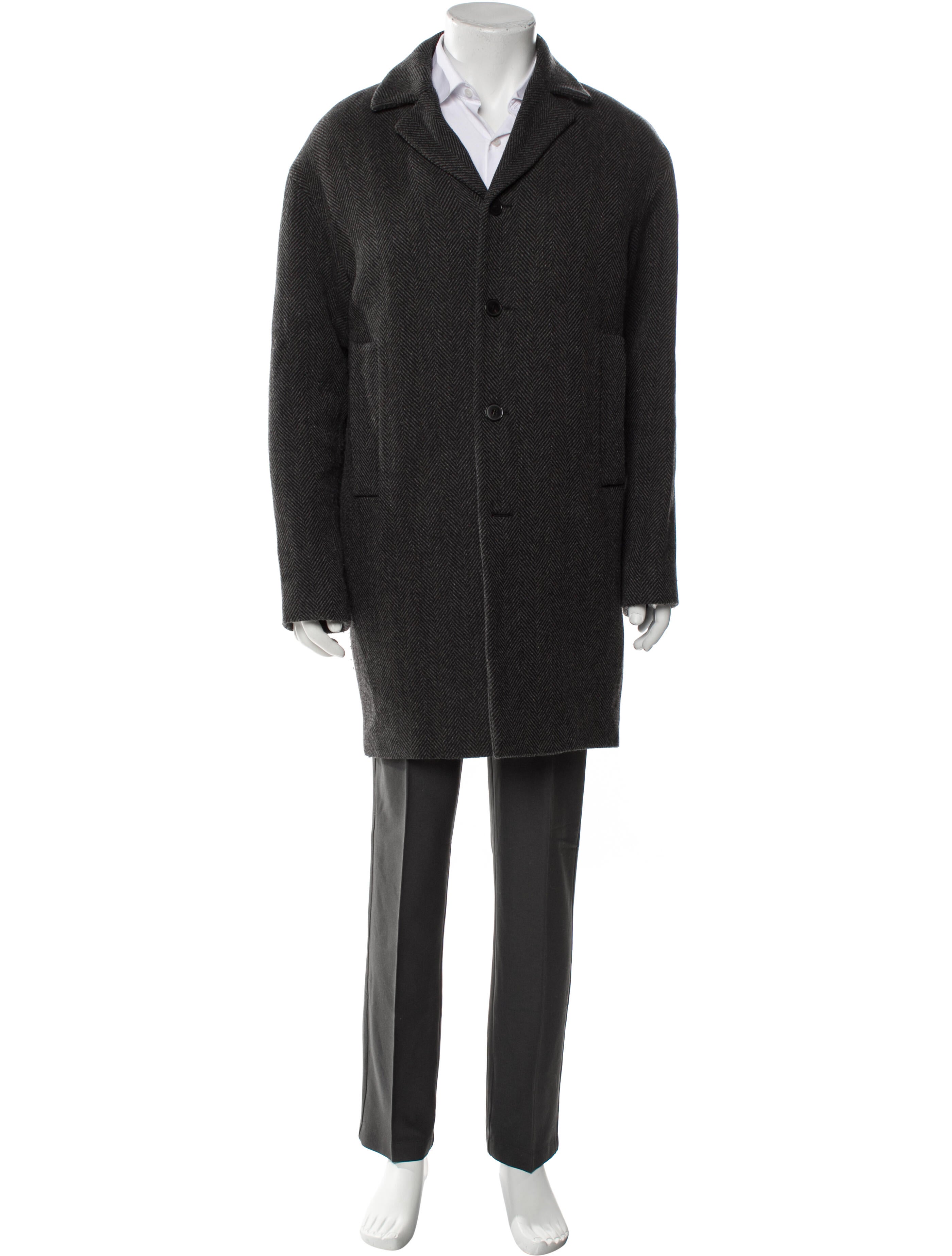 Valentino Tweed Pattern Overcoat