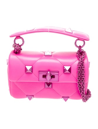 Valentino Rockstud Spike Top Handle Bag