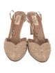 Valentino Rockstud Accents Leather Slingback Pumps