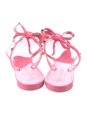 Valentino Rockstud Accents PVC Slides