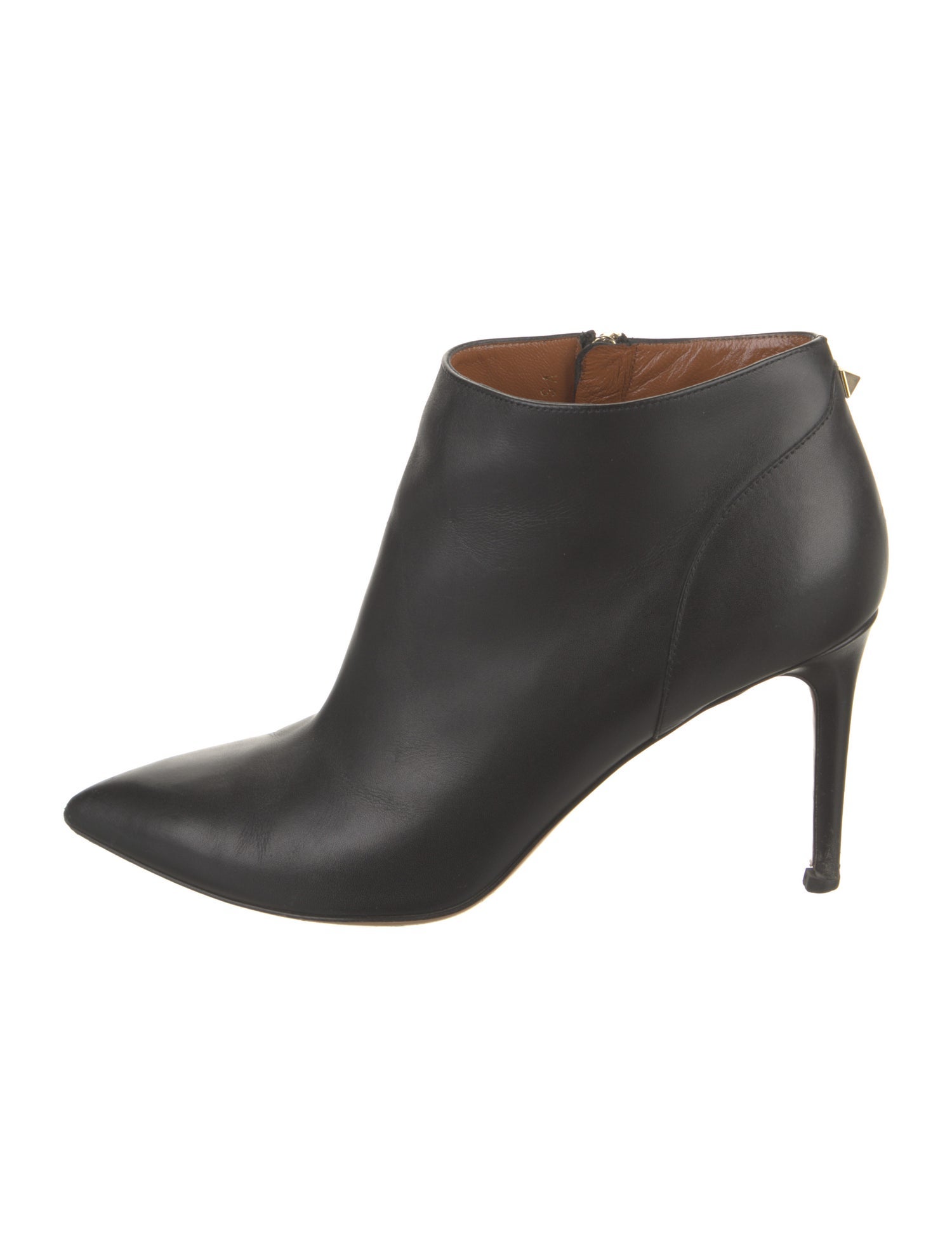 Valentino Rockstud Accents Leather Boots