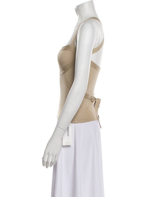 Valentino Square Neckline Sleeveless Top