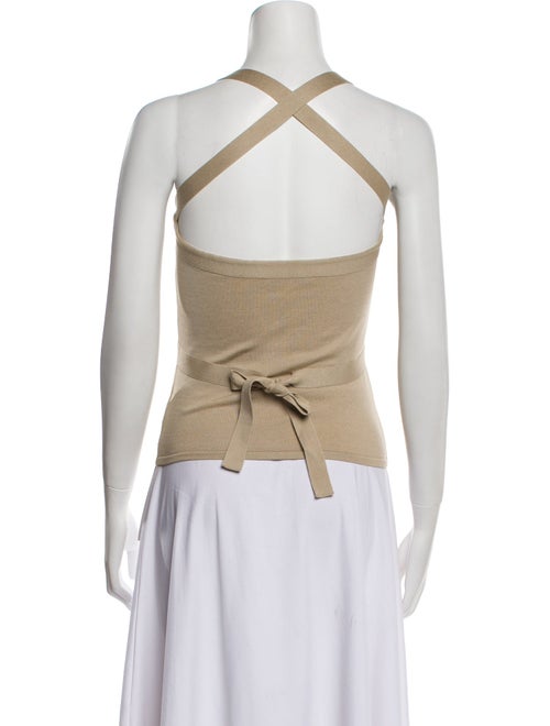 Valentino Square Neckline Sleeveless Top
