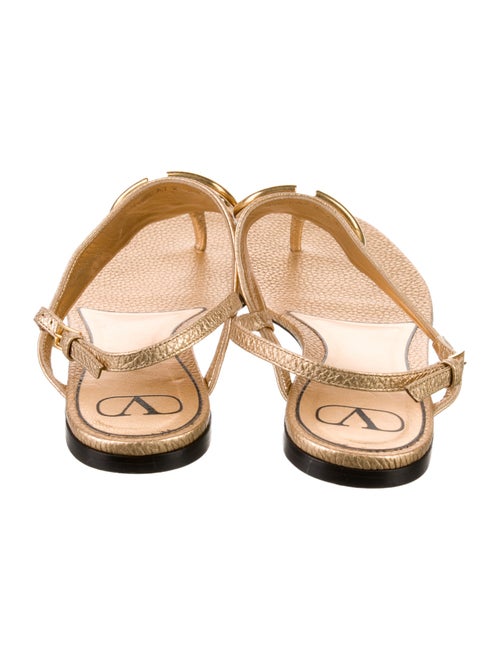 Valentino Leather Slingback Sandals