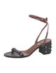 Valentino Rockstud Accents Leather Sandals