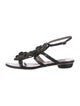 Valentino Rockstud Accents Leather Slingback Sandals