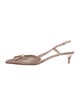 Valentino Leather Slingback Pumps