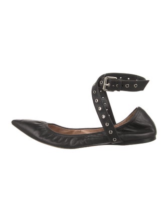 Valentino Leather Ballet Flats
