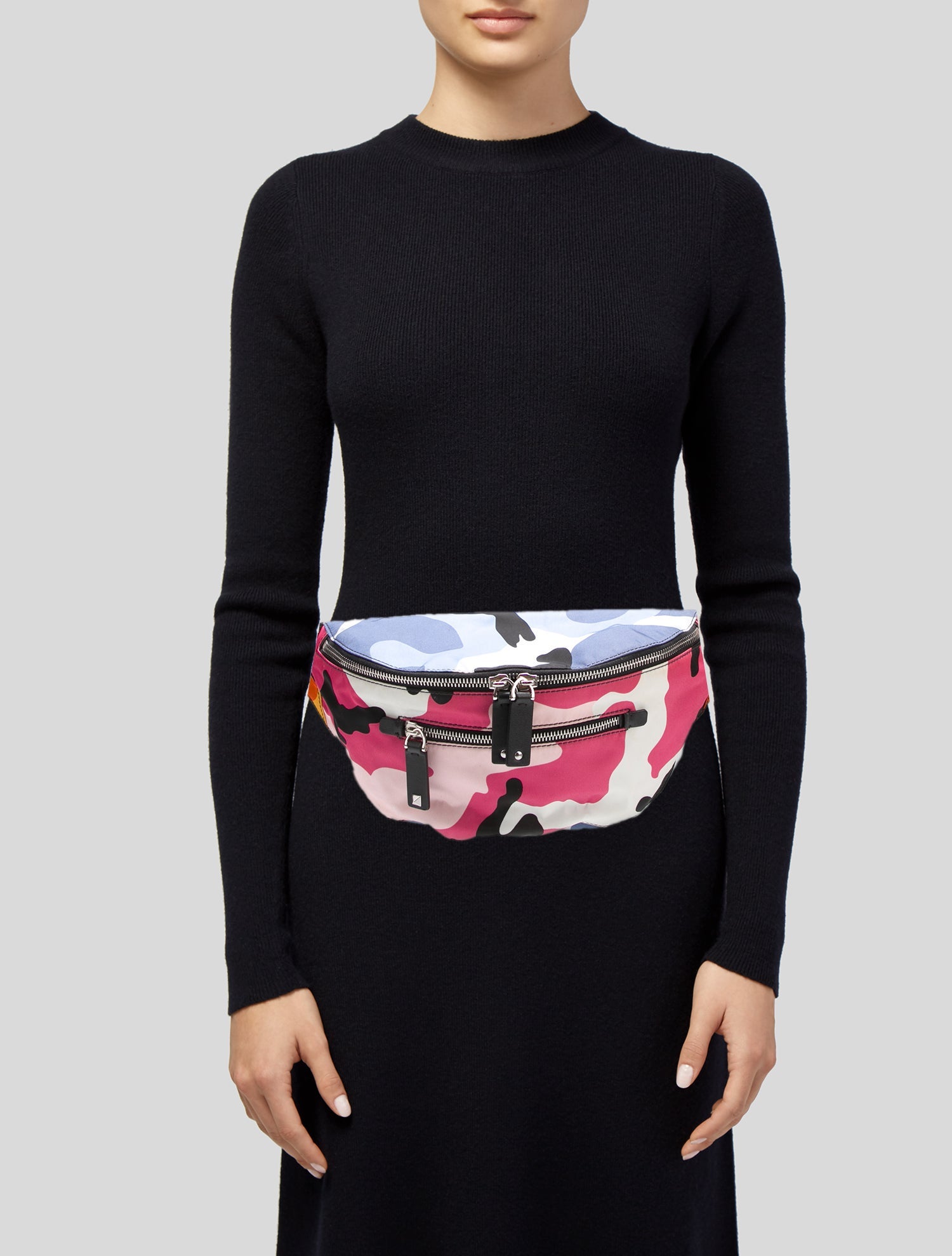 Valentino Nylon Belt Bag