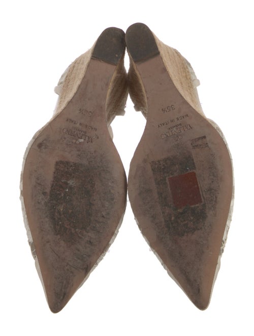 Valentino Lace Lace Pattern D'Orsay Pumps