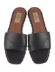 Valentino Rockstud Accents Leather Slides