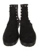 Valentino Rockstud Accents Suede Chelsea Boots