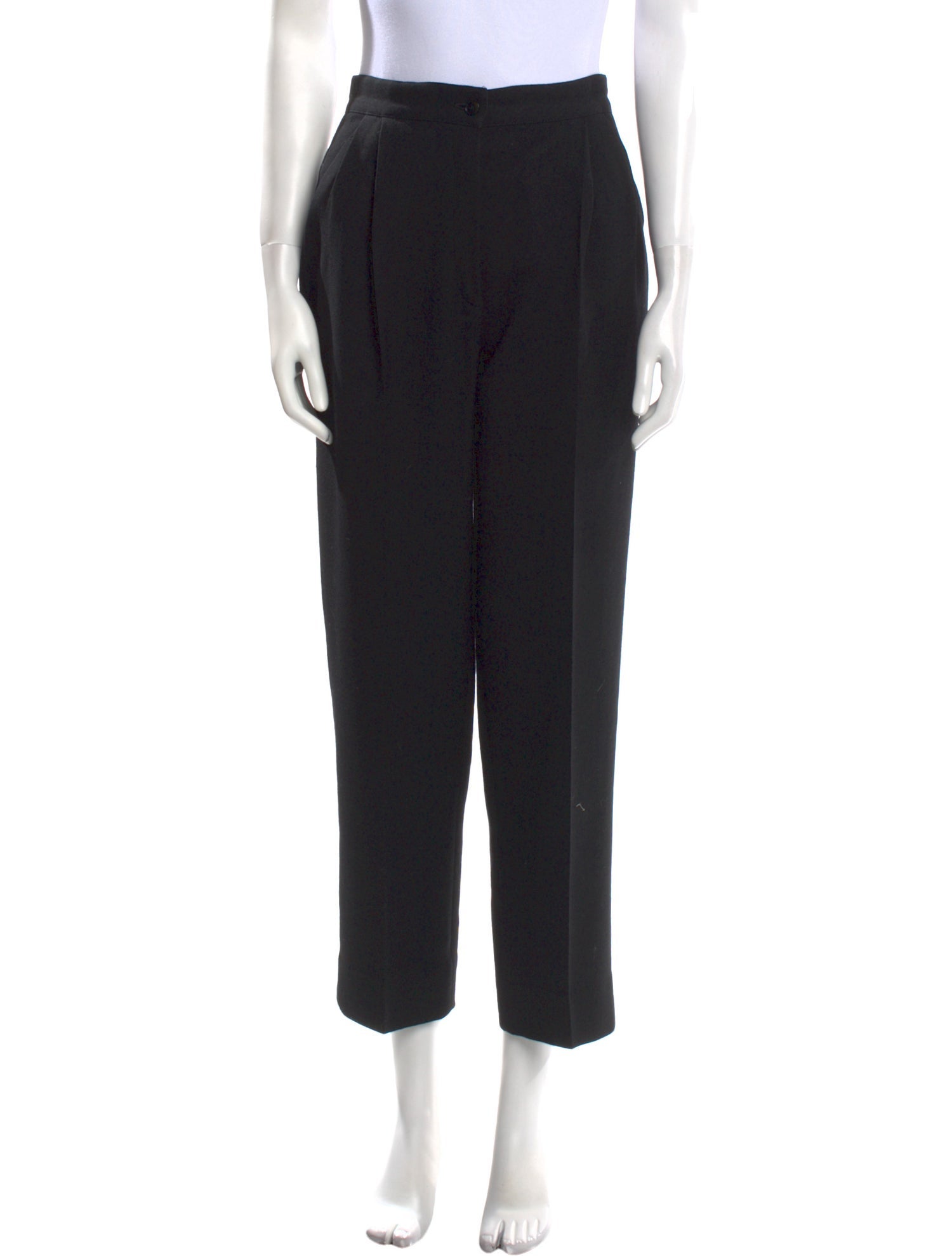 Valentino Wool Straight Leg Pants