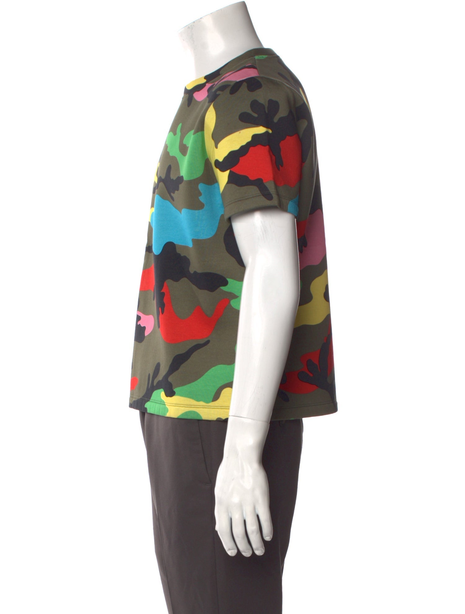 Valentino Rockstud Accents Printed T-Shirt