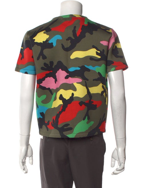 Valentino Rockstud Accents Printed T-Shirt