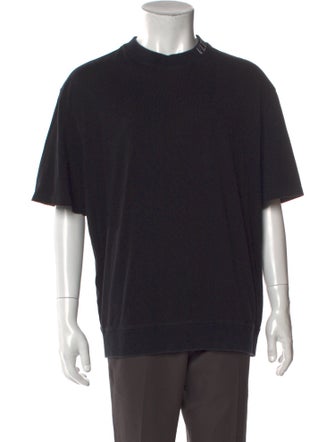 Valentino Rockstud Accents Crew Neck T-Shirt