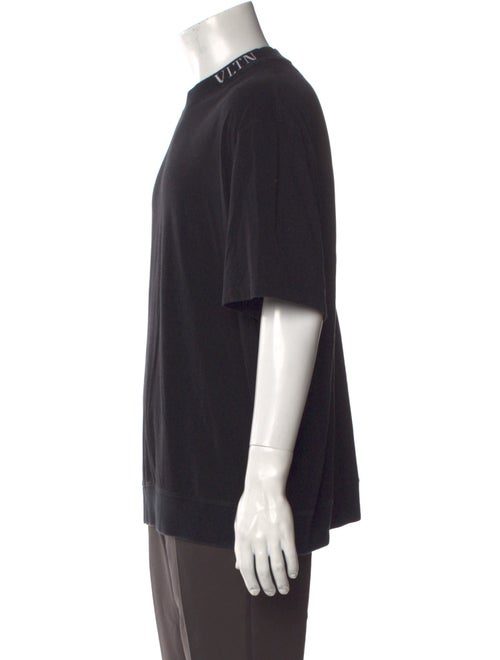 Valentino Rockstud Accents Crew Neck T-Shirt