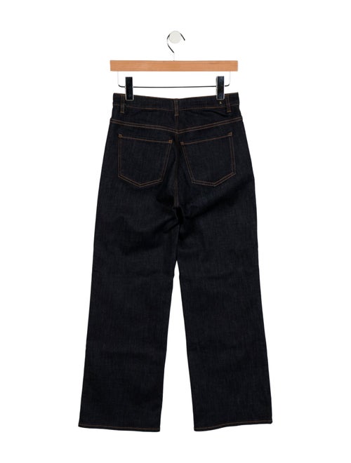 Valentino Mid-Rise Wide Leg Jeans
