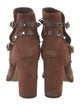Valentino Rockstud Accents Suede Boots