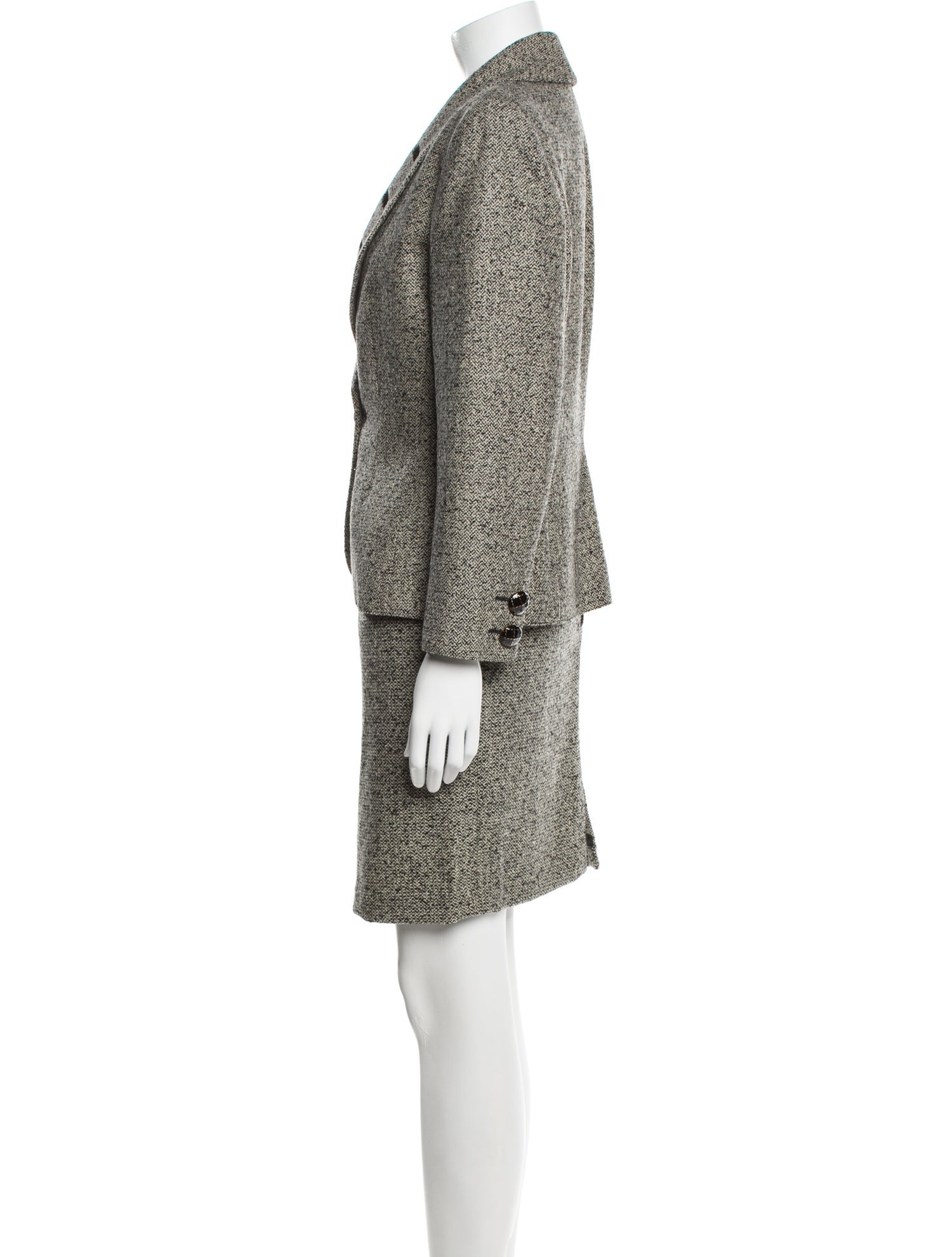 Valentino Vintage Wool Skirt Set