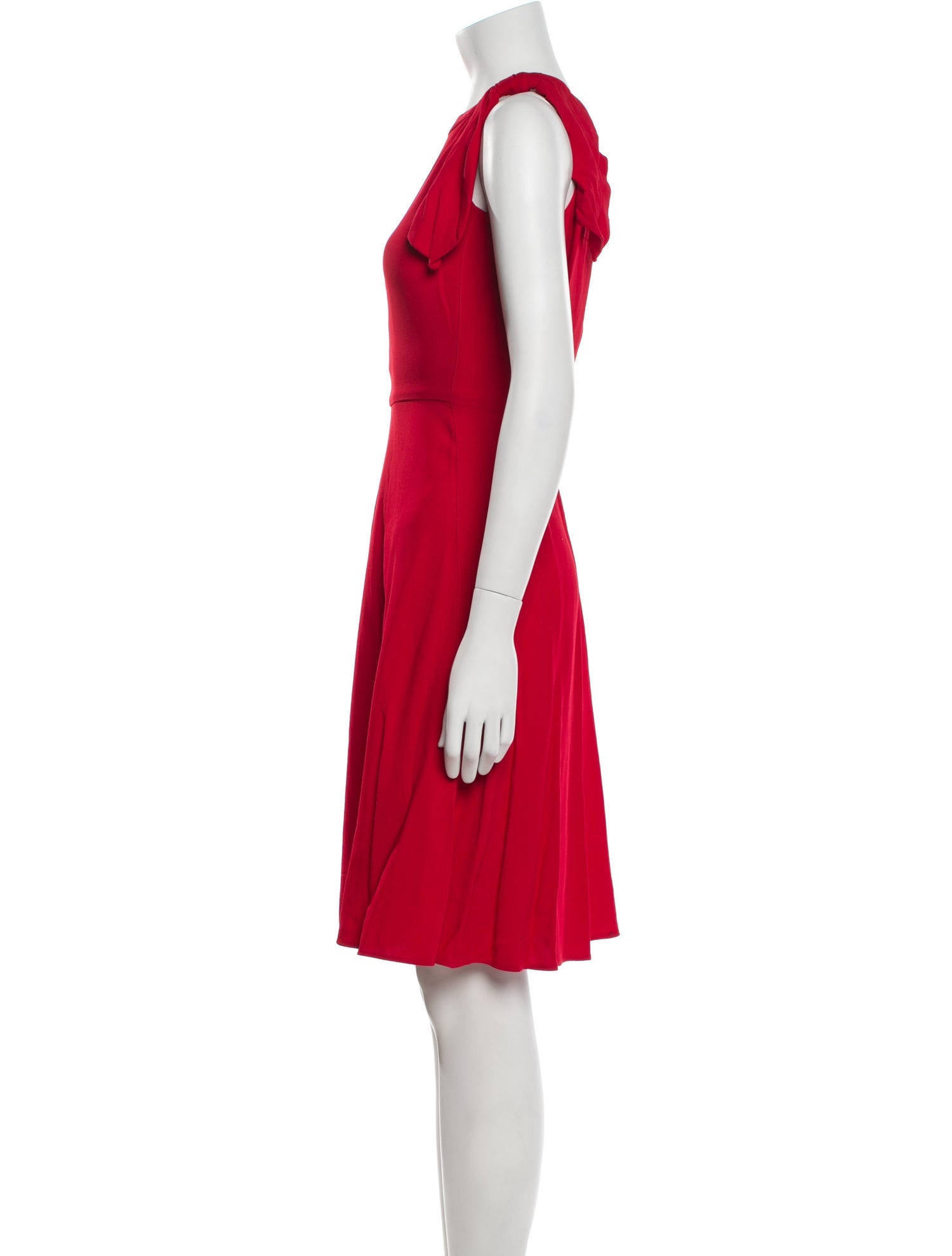 Valentino Bateau Neckline Knee-Length Dress