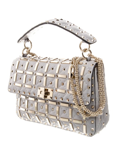 Valentino Rockstud Spike Top Handle Bag