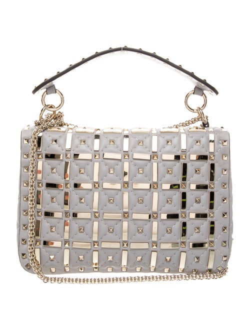 Valentino Rockstud Spike Top Handle Bag