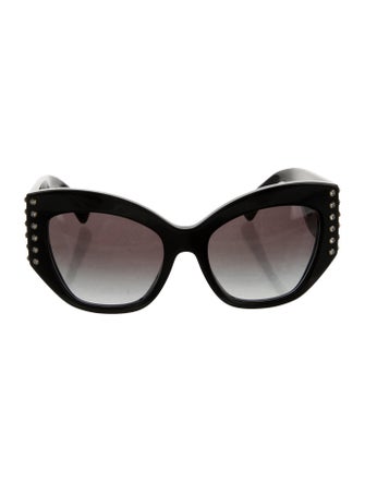 Valentino Rockstud Accents Cat-Eye Sunglasses
