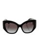 Valentino Rockstud Accents Cat-Eye Sunglasses