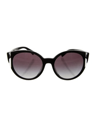 Valentino Rockstud Accents Oversize Sunglasses