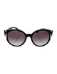 Valentino Rockstud Accents Oversize Sunglasses