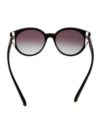 Valentino Rockstud Accents Oversize Sunglasses