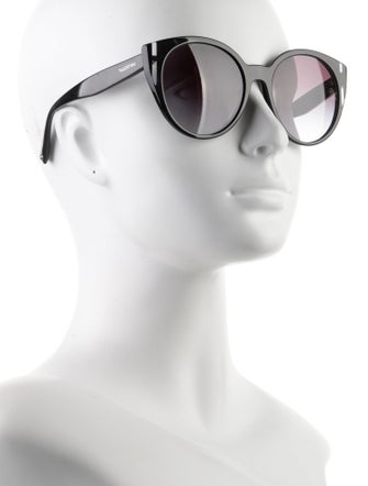 Valentino Rockstud Accents Oversize Sunglasses