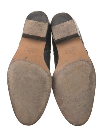 Valentino Rockstud Accents Leather Moto Boots