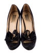 Valentino Satin Bow Accents Pumps
