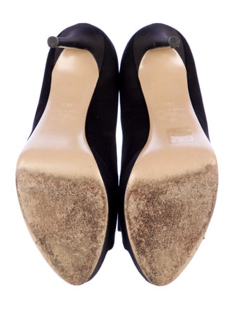 Valentino Satin Bow Accents Pumps