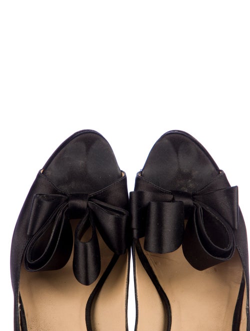 Valentino Satin Bow Accents Pumps