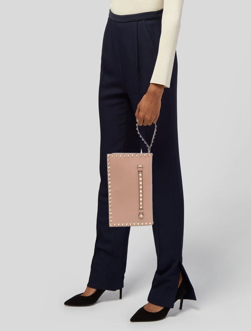 Valentino Rockstud Clutch