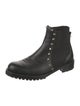 Valentino Rockstud Accents Leather Chelsea Boots