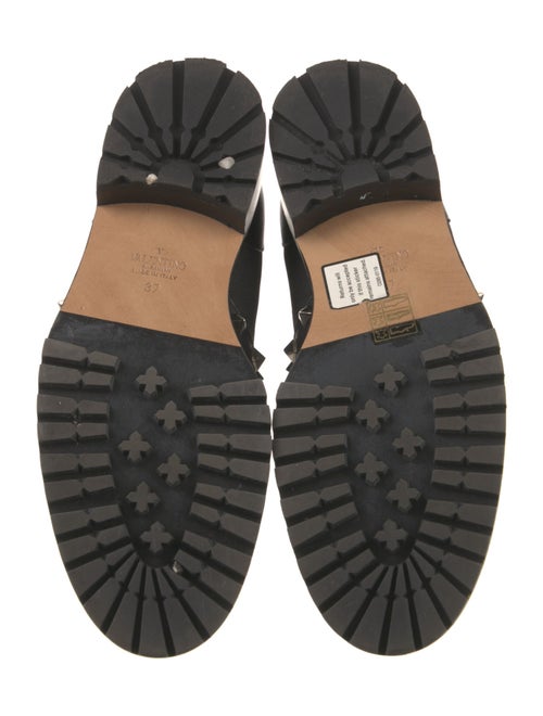 Valentino Rockstud Accents Leather Chelsea Boots