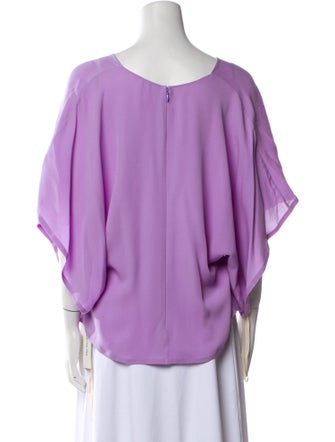Valentino Silk V-Neck Blouse
